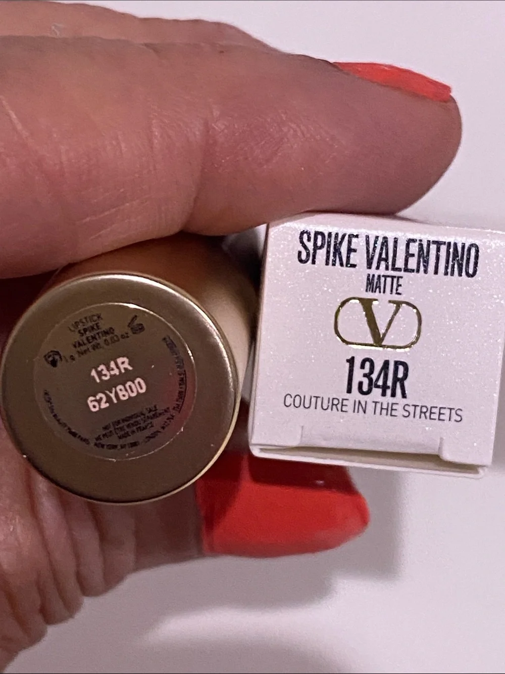 Valentino Matte Lipstick MATTE 134R set of 2